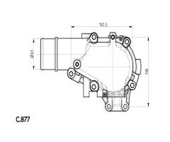 Behr c.877.84 termostat iveco