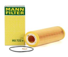 Mann-filter hu722x filtr oleju bmw 320d (e46) 8/01 -, alpina d3 (e90), bmw 3 (e46) compact 