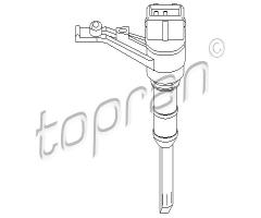 Topran 109 665 czujnik prędkości audi vw, audi 80 (89, 89q, 8a, b3), skoda superb (3u4)