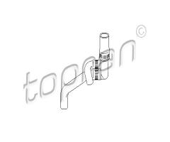 Topran 109 020 przewód układu chłodzenia vw, seat toledo i (1l), vw passat (3a2, 35i)