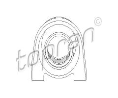 Topran 205 500 podpora wału opel, opel omega b (25_, 26_, 27_)