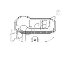 Topran 100 832 miska olejowa vag, ford galaxy (wgr), seat toledo i (1l), vw golf i (17)