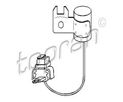 Topran 101 402 kondensator vw/audi, audi 80 (80, 82, b1), vw polo (86c, 80)
