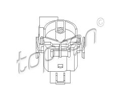 Topran 206 197 kostka stacyjki opel, opel meriva