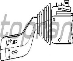 Topran 205 690 włącznik Świateł opel, opel astra g hatchback (f48_, f08_)