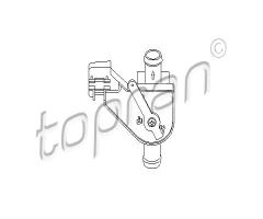 Topran 102 654 zawór nagrzewnicy vag, audi 80 (81, 85, b2), vw golf i (17)