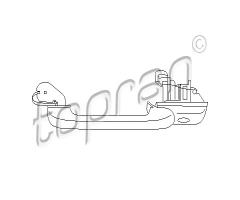 Topran 103 095 klamka drzwi przednich vw, vw golf iii (1h1)