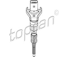 Topran 109 751 czujnik prędkości audi vw, audi a3 (8l1), seat toledo ii (1m2), skoda octavia (1u2)