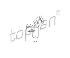 Topran 109 753 czujnik abs vw golf iii, iv  91-03 przód prawy, audi a3 (8l1), seat toledo i (1l)
