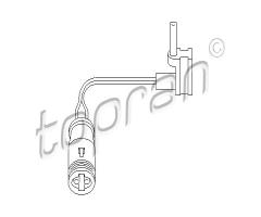 Topran 401 203 czujnik klocków hamulcowych db, mercedes-benz klasa s (w221)