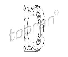 Topran 110 290 jarzmo zacisku vw vento  91-98, seat toledo i (1l), vw passat (3a2, 35i)