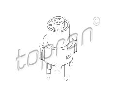 Topran 103 768 kostka stacyjki audi skoda vw, audi 80 (89, 89q, 8a, b3), skoda octavia (1u2)