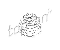 Topran 111 328 osłona drążka zmiany biegów audi, audi 80 (89, 89q, 8a, b3)