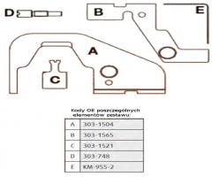 Ks tools 400.4150 zestaw blokad rozrządu - ford 2,0 ecoboost, ford mondeo iv (ba7)