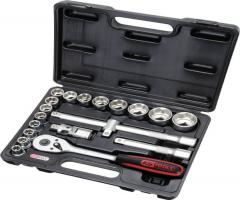 Ks tools 911.0620 zestaw kluczy nasadowych 1/2 6kt, 20cz