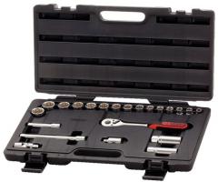 Ks tools 911.3995 zestaw kluczy nasadowych, 22cz., 3/8