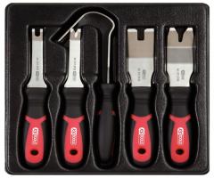 Ks tools 911.8190 zestaw do usuwania kołków i ciecia, 5-cz
