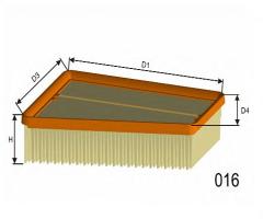 Misfat p422 filtr powietrza renault megane ii, scenic, renault megane ii kombi (km0/1_)