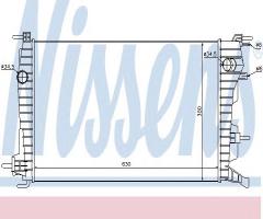 Nissens 637616 chłodnica silnika renault, renault fluence (l30_)