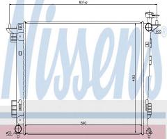 Nissens 67515 chłodnica silnika hyundai, hyundai ix35 (lm, el, elh), kia sportage (sl)