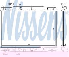 Nissens 68139 chłodnica silnika honda, honda cr-v iii (re)