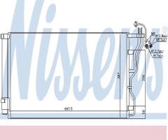 Nissens 940244 chłodnica klimatyzacji z osuszaczem hyundai, hyundai i40 cw (vf)