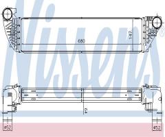 Nissens 96418 intercooler renault, renault vel satis (bj0_)