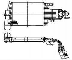 Nrf 30301 intercooler opel, opel astra h (l48)