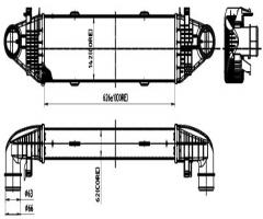 Nrf 30315 intercooler mb, mercedes-benz klasa c (w204)