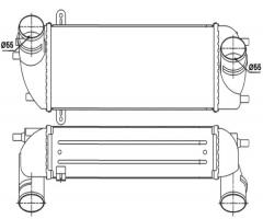 Nrf 30338 intercooler hyundai, hyundai santa fÉ ii (cm)