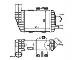 Nrf 30371 intercooler hyundai, hyundai tucson (jm), kia sportage (je_, km_)