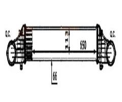 Nrf 30502 intercooler mercedes, mercedes-benz klasa e (w211)