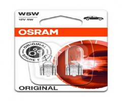 Osram 2825-02b Żarówka w5w 12v całoszklana, opel corsa d, renault megane iii coupe (dz0/1_)