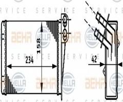 Hella 8fh351311031 nagrzewnica renault, renault clio ii (bb0/1/2_, cb0/1/2_)