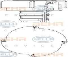 Hella 8my376743431 korek bmw, bmw 3 (e36)