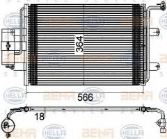 Hella 8fc351036381 chłodnica klimatyzacji audi seat skoda vw, audi a3 (8l1), seat toledo ii (1m2)