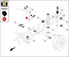 Tedgum 00225237 poduszka stabilizatora ford, ford galaxy (wgr)