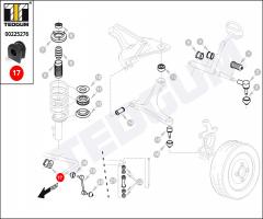 Tedgum 00225276 poduszka stabilizatora ford
