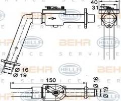 Hella 9xl351328121 zawór nagrzewnicy volvo