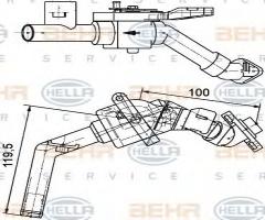 Hella 9xl351328161 zawór nagrzewnicy mercedes