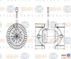 Hella 8ew009159201 dmuchawa bmw, bmw 3 (e46)