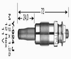 Ngk d-power 1 Świeca Żarowa opel ford citroen fiat, alfa romeo 145 (930), aro 240-244, bmw 3 (e30)