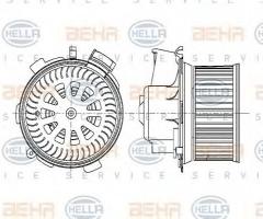 Hella 8ew009159481 dmuchawa peugeot, citroËn xsara picasso (n68), peugeot 206+ (t3e)