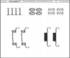 Quick brake 105-0887 sprężynki do szczęk ham. hyundai, hyundai tucson (jm), kia sportage (je_, km_)