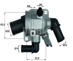 Behr ti 173 88 termostat alfa romeo fiat lancia opel, alfa romeo mito (955), fiat punto evo (199)