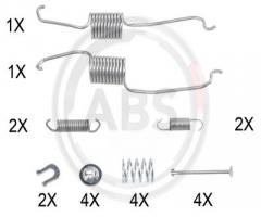 A.b.s. 0853q sprężynki do szczęk ham. toyota hilux iii  07-