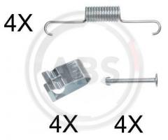 A.b.s. 0884q sprężynki do szczęk ham. honda accord  08-15, honda accord viii (cu)