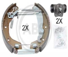 A.b.s. 111424 szczęki hamulc.+cylinderki (zestaw) opel corsa c