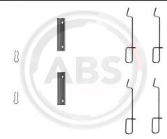 A.b.s. 1125q zest. montażowy klocków hamulc. citroen, renault, citroËn zx (n2)