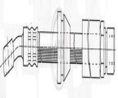 A.b.s. sl4945 przewód hamulcowy giętki daewoo nubira  97-04 p, chevrolet zafira (f75)